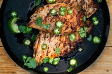 Grilled Sesame Lime Chicken Breasts