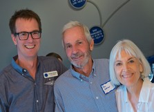 Alan with John and Jan Upton