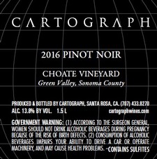 2016 Choate Vineyard Pinot Noir Magnum