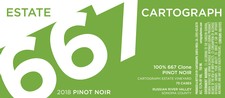 2018 Cartograph Estate 667 Clone Pinot Noir