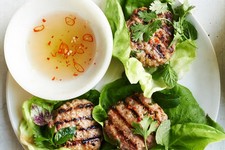 Lemongrass Pork Patties with Vietnamese Dipping Sauce