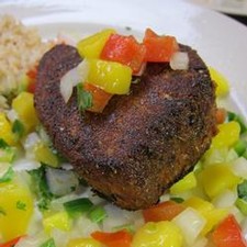 Blackened Tuna Steaks with Mango Salsa