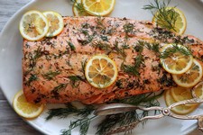 Salmon Roasted in Butter