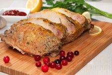 Pork Tenderloin with Balsamic-Cranberry Sauce