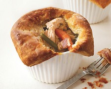 Mini Chicken Pies with Bacon and Marjoram