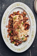 Cod Smothered with Wild Mushrooms