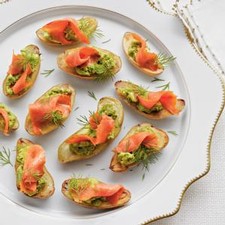 Fingerling Potatoes with Avocado and Smoked Salmon