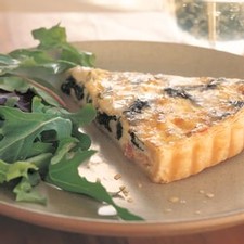 Bacon, Gruyére and Spinach Quiche