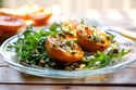 Arugula Salad With Grilled Apricots and Pistachios