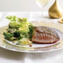 Crisp Salmon with Avocado Salad