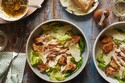 Roast Chicken Salad With Croutons and Shallot Dressing