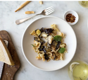 Roasted Eggplant and Tomato Pasta