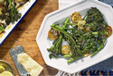 Roasted Broccolini and Lemon with Parmesan