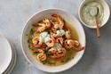 Butter Poached Shrimp with Dill Mayonnaise