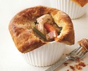 Mini Chicken Pies with Bacon and Marjoram