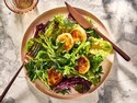 Green Salad with Warm Goat Cheese