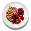 Grilled Pork with Cherry Sauce