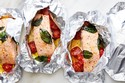 Salmon and Tomatoes in Foil