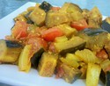 Spicy Eggplant with Tomatoes